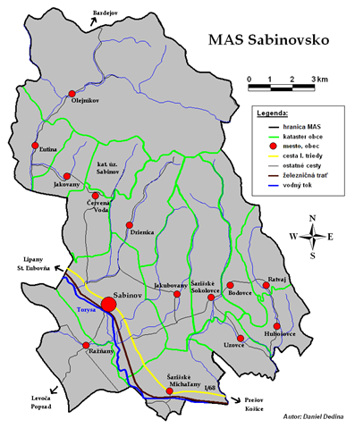 Štruktúra MAS Sabinovsko